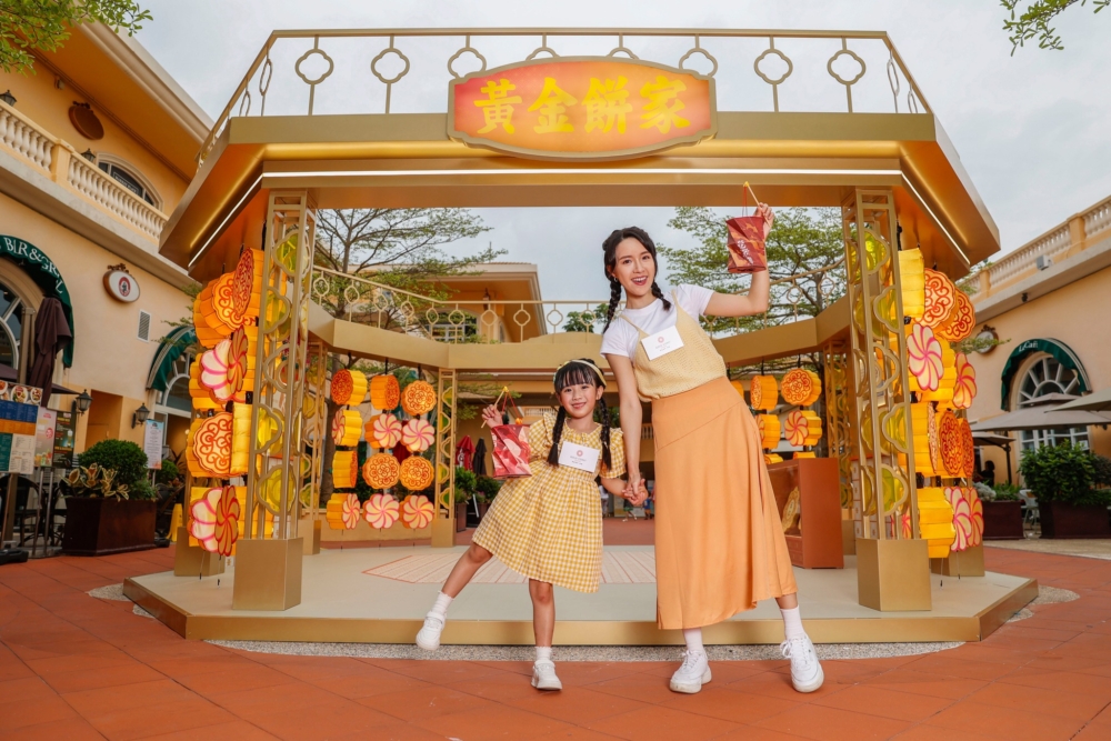 黃金海岸中庭變成「黃金餅家」懷舊中式餅家！
