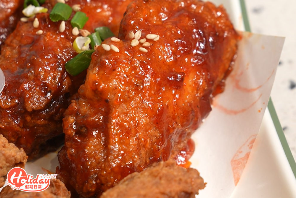 外面炸得酥脆,內裏滑嫩多汁。