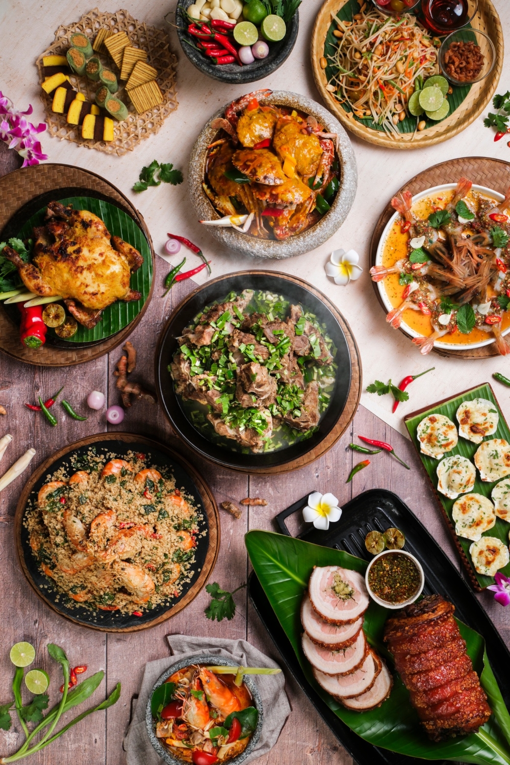 「東南亞夜市及榴槤美食巡禮」自助晚餐。