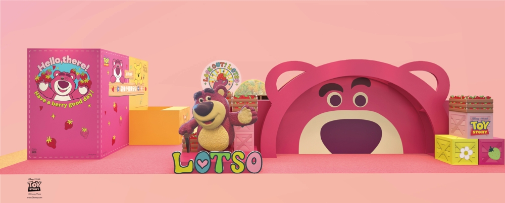 勞蘇標誌性的草莓果園萌粉世界以粉嫩色系風格營造出滿滿夢幻質感！