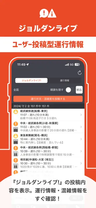 日本各大鐵道公司的鐵道措施會持續約一星期。