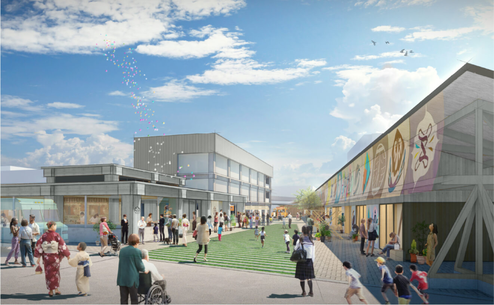 熱田nagAya特別規劃了快閃店區域，在室外空地不定期舉辦市集活動或移動餐車，引進各式各樣的特色店舖～