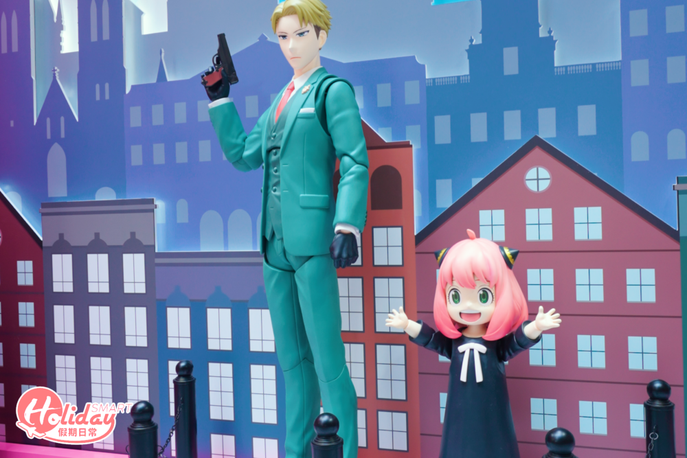 SPY X FAMILY 打卡區 1:1安妮亞、父親佛傑的3D立像