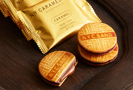 N.Y.C.SAND「CARAMEL經典焦糖夾心餅乾」。