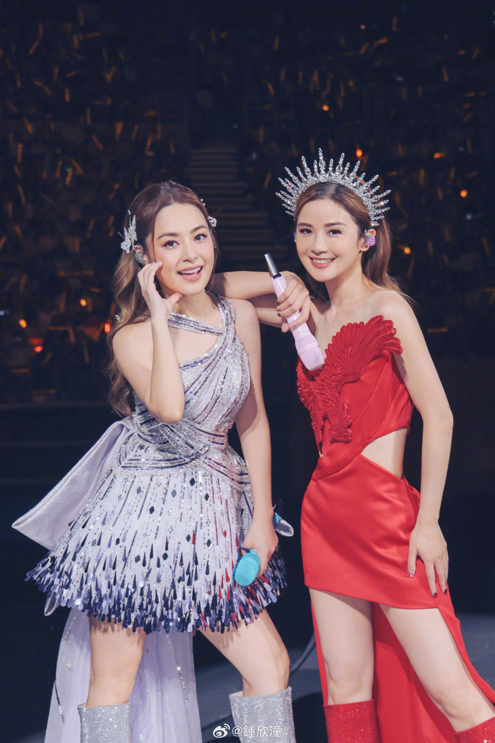 阿嬌早前與阿Sa(蔡卓妍)在Twins演唱會中亦狀態大勇