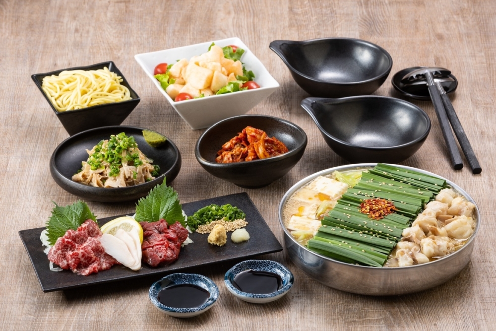 「大山牛腸鍋」的超人氣「大山套餐」。