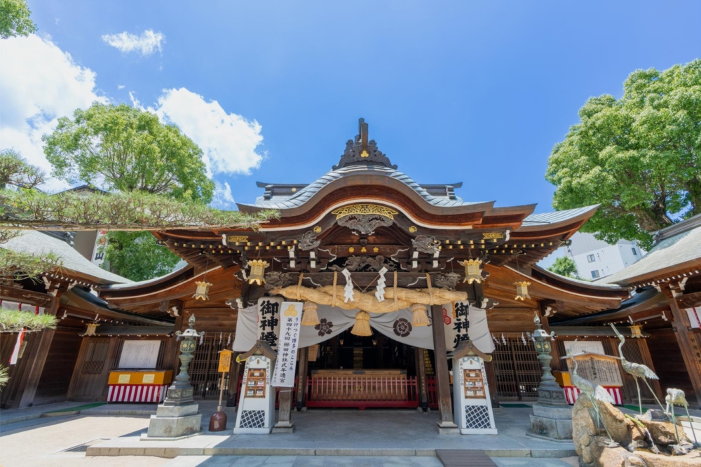 櫛田神社。