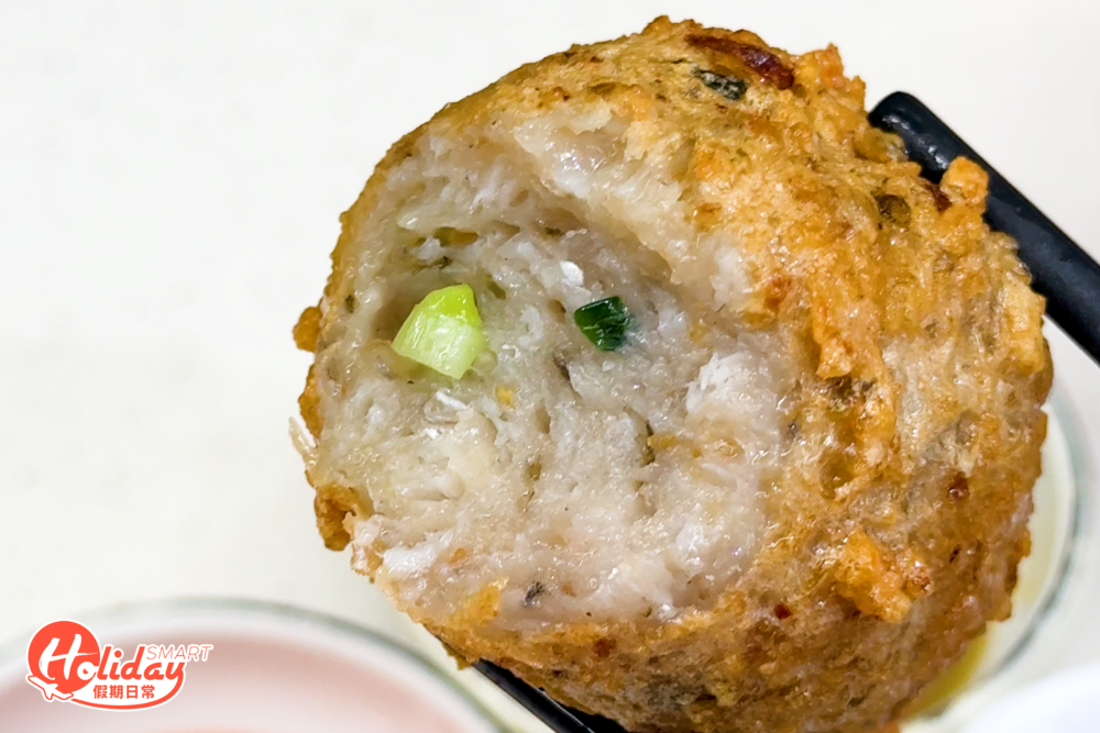 鯪魚球食落又彈又滑，肉質好紥實又有鮮味，十分推介！