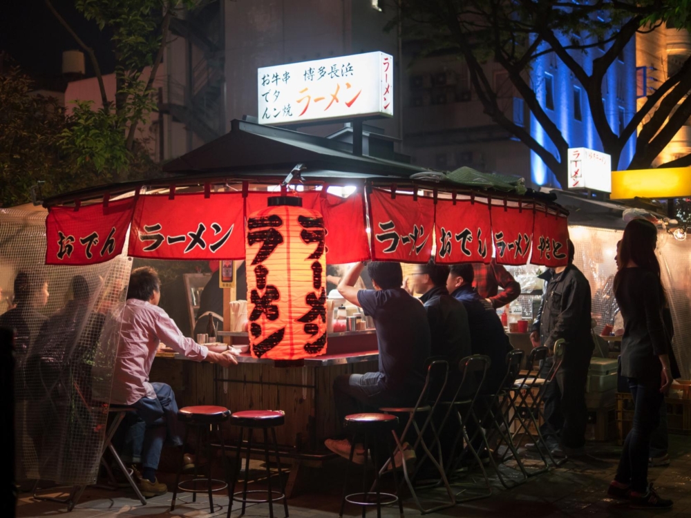 中洲屋台街。