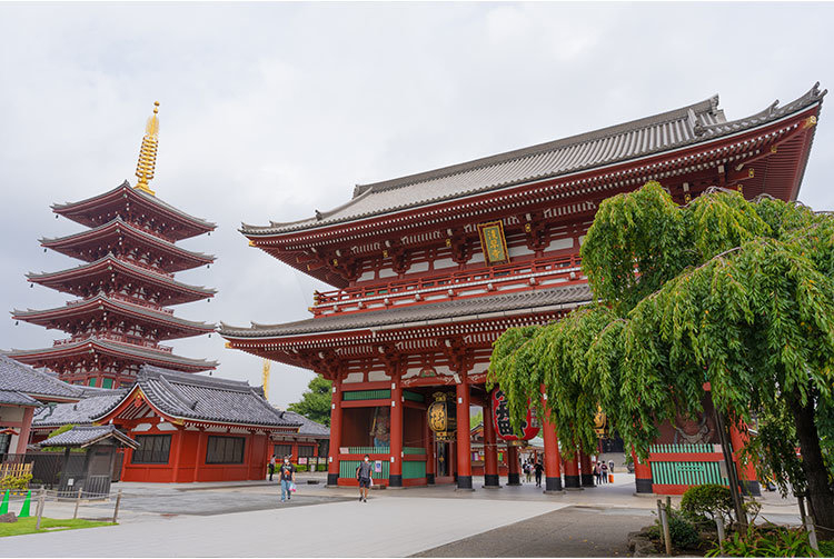 浅草寺。