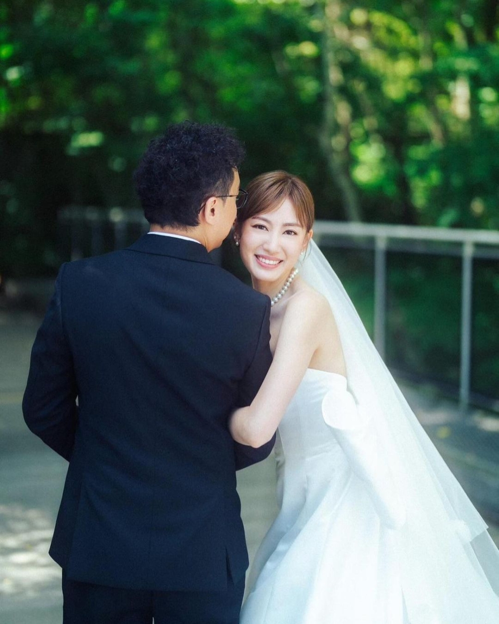 蔣家旻亦有在社交平台上分享婚禮的照片