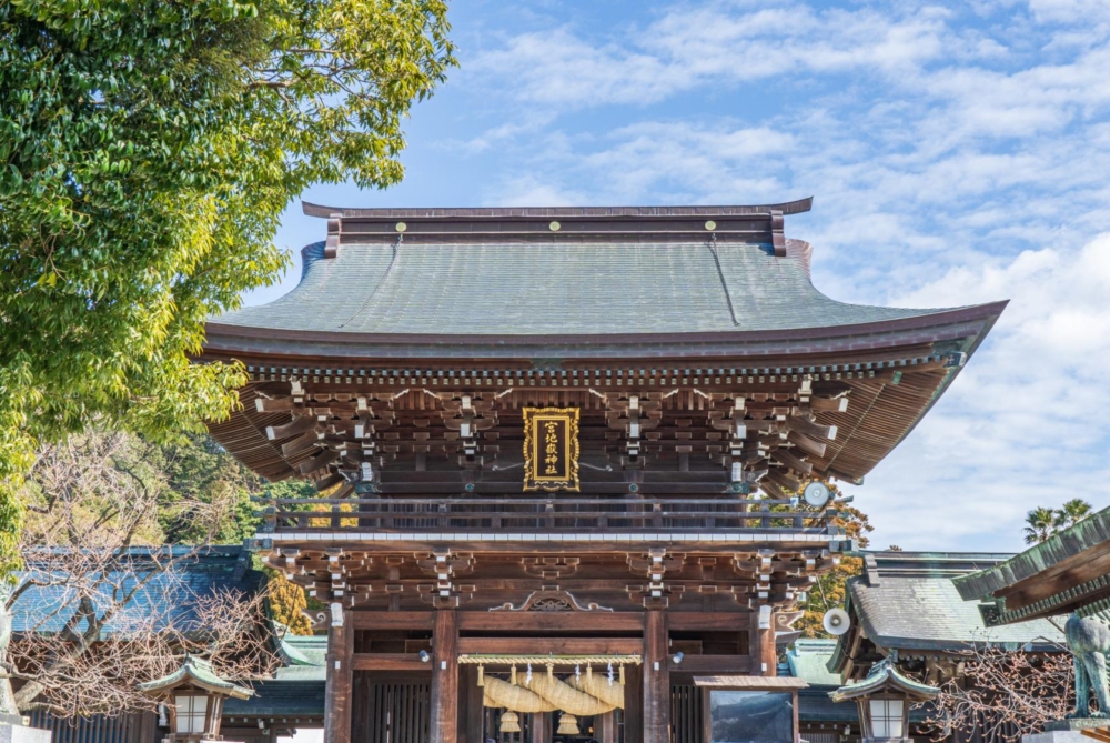宮地嶽神社。