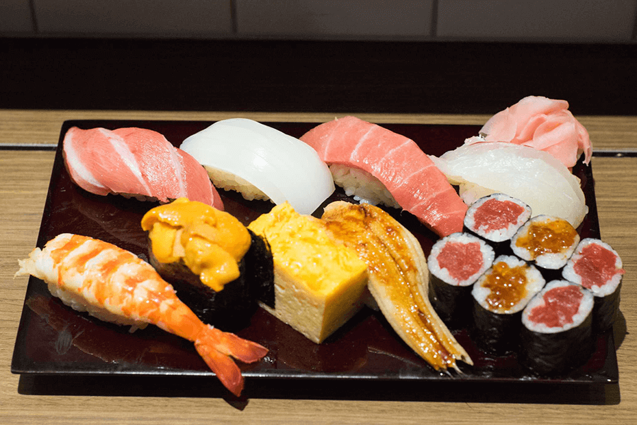 大和壽司「主廚搭配套餐」。