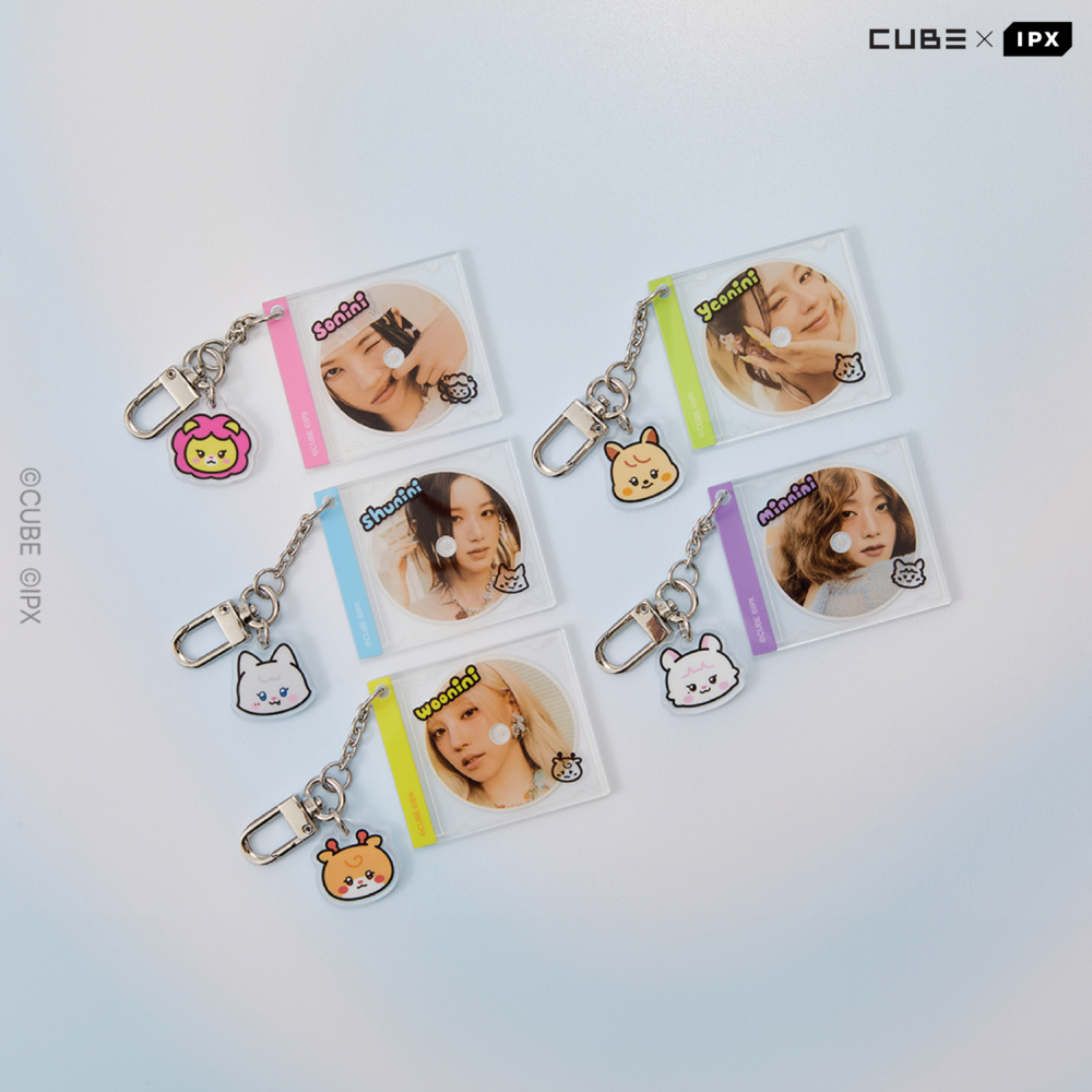 (G)I-DLE亞加力鎖匙扣（每個港幣$109）