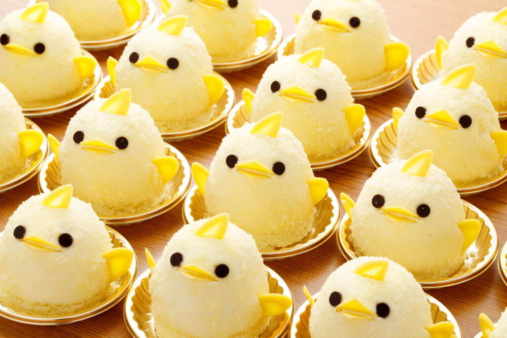 Café Gentiane:小雞造型巧克力塔餅