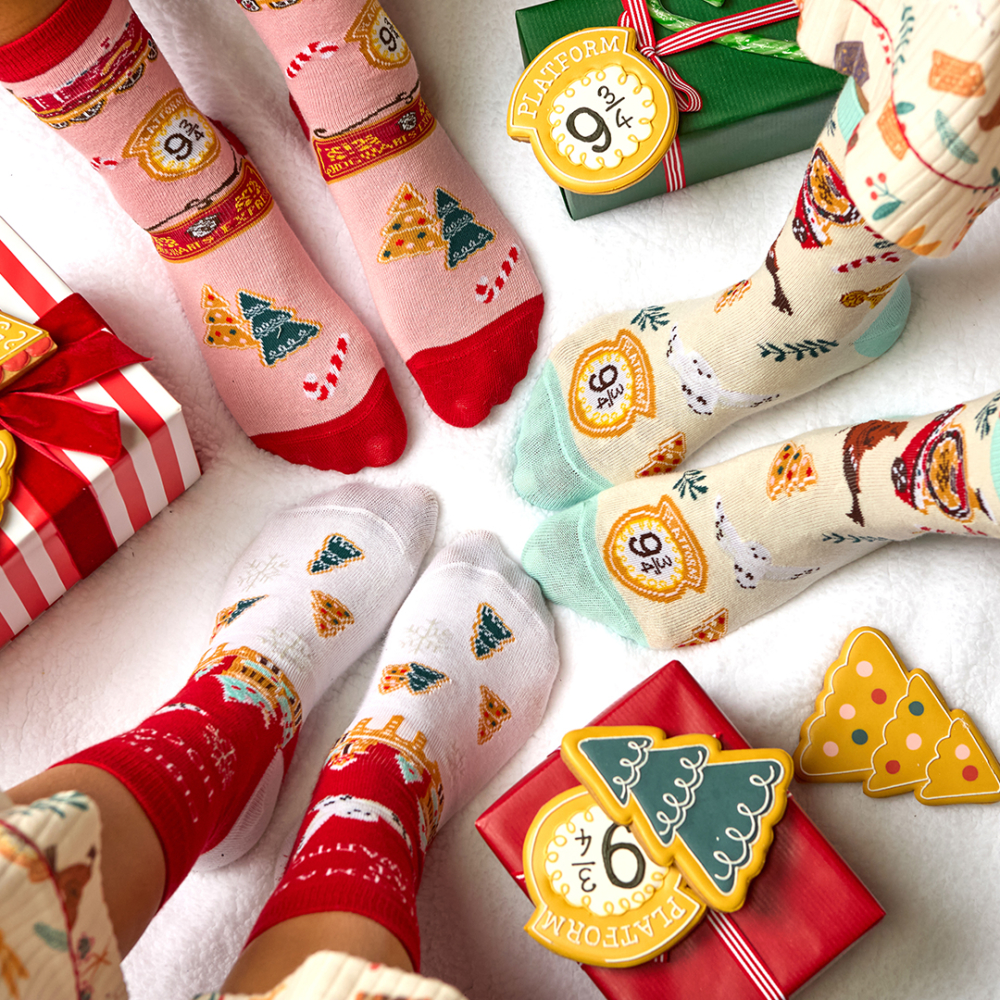 超有聖誕氣氛的襪子！