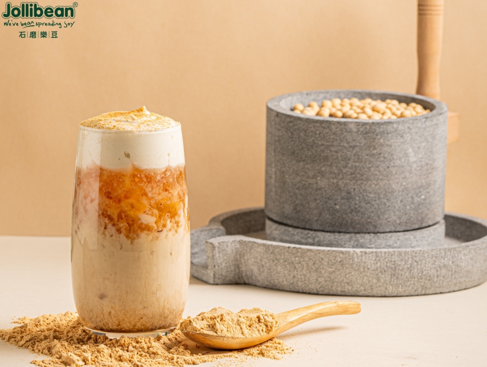 奶蓋桃膠紅棗豆乳茶