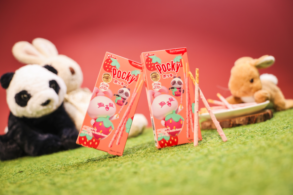 Pocky士多啤梨牛奶餅乾條