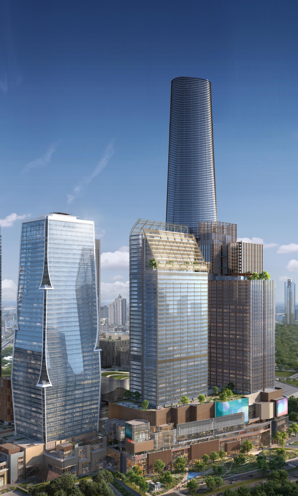 One Bangkok高達436米的Signature Tower，將成為泰國最高的建築大樓！