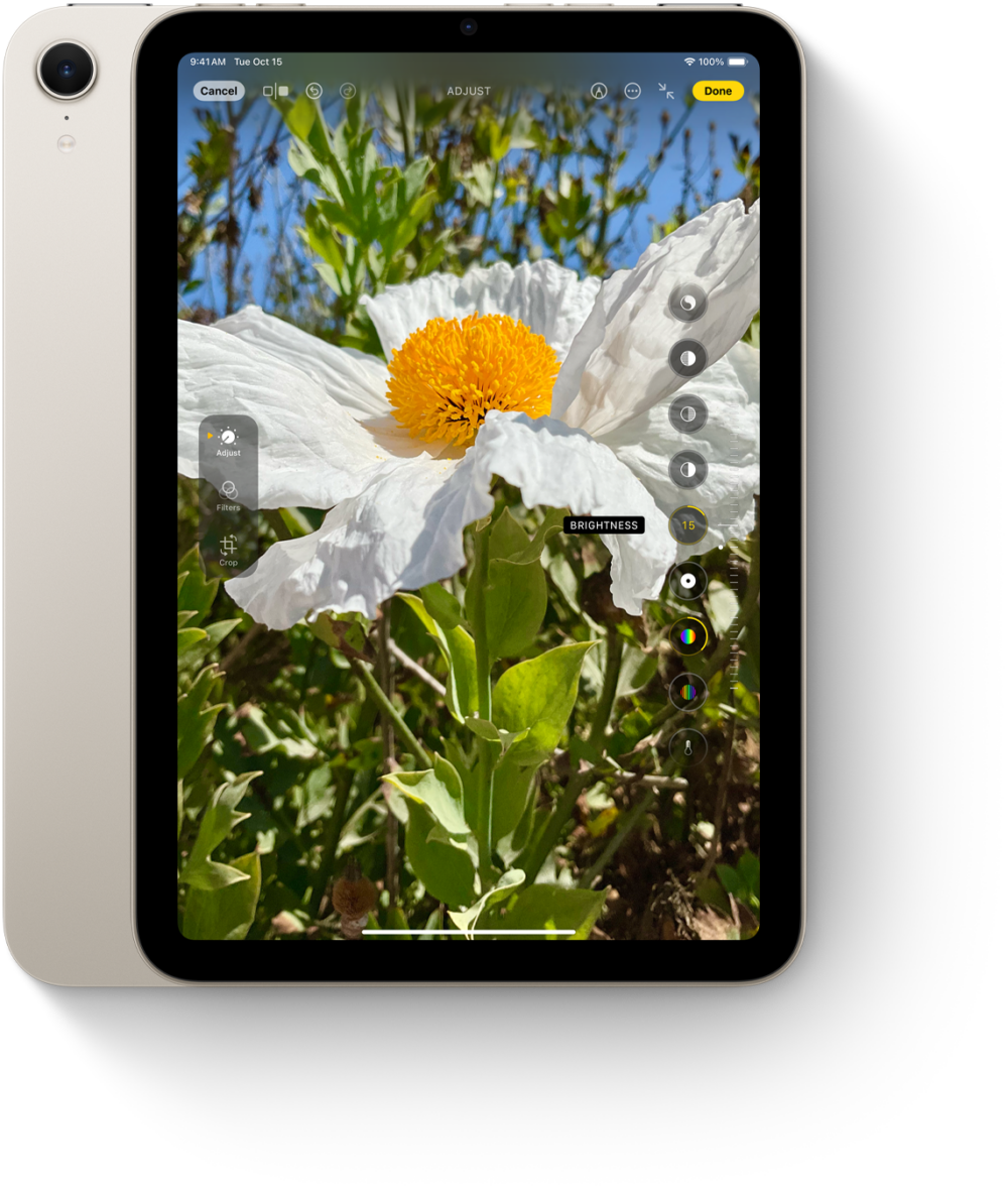 iPad mini 7的前後鏡頭相機升級,包括支援Retina Flash、Center Stage及Smart HDR 4。