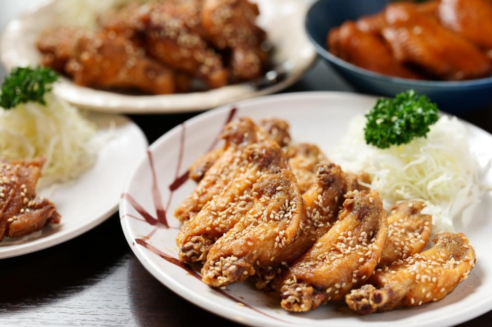 風來坊:手羽先(炸雞翼)。