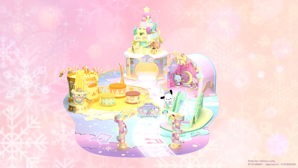 今年MOSTown新港城中心聯乘Sanrio Characters,打造出「MOST-Fluffy 冬日交響曲」。