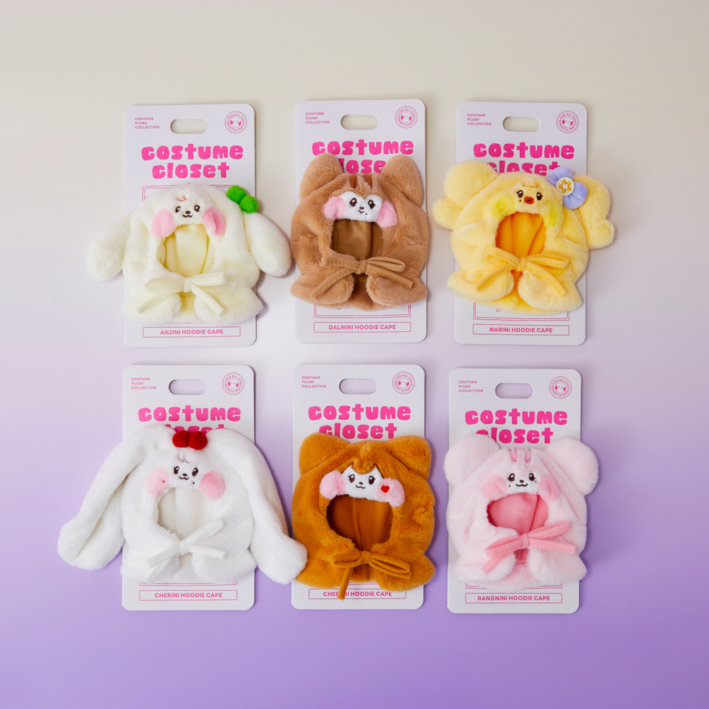 minive minini 換衫公仔服飾(Cape Costume) （每套港幣$149）