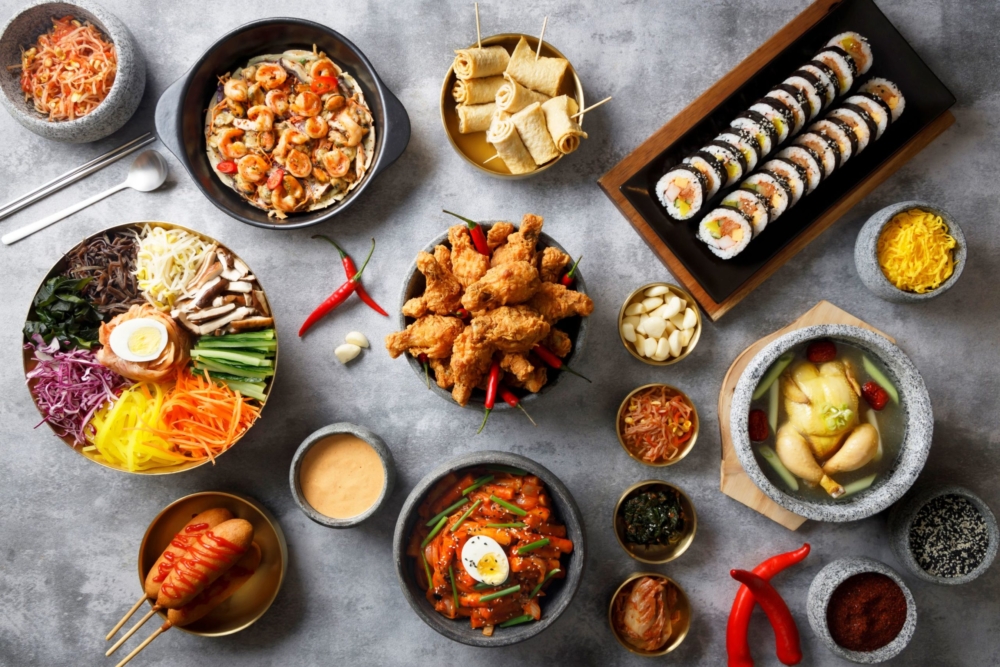 「韓味十足」自助餐。