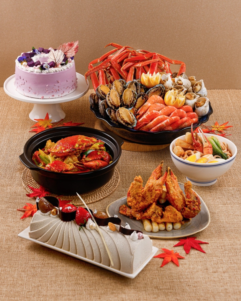 「妙饗蟹饌」自助餐。