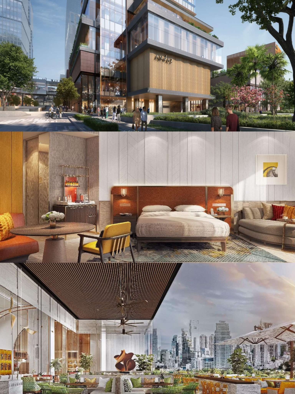 曼谷首間安達仕酒店「Andaz One Bangkok」預計於2025年開幕！