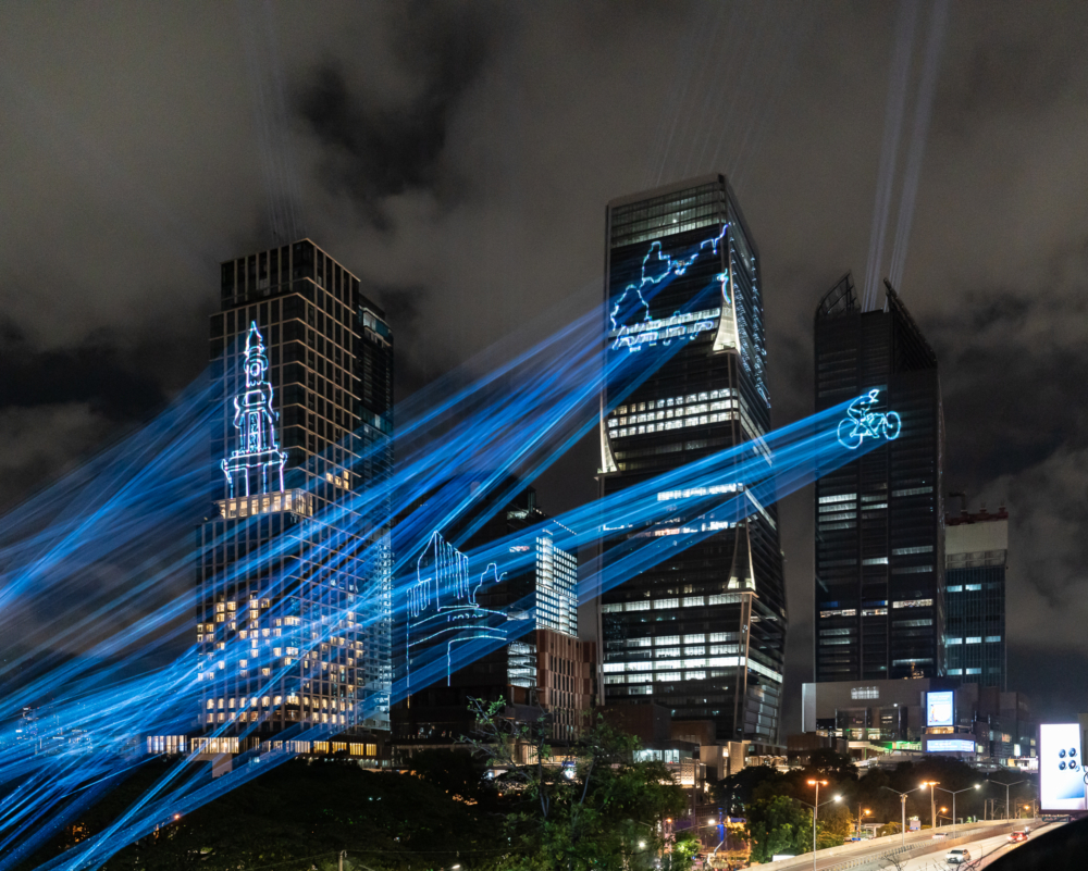 One Bangkok特別呈獻全球最大的建築激光投影秀，於10月限時上演！