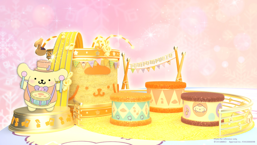 Pompompurin聖誕布甸鼓樂