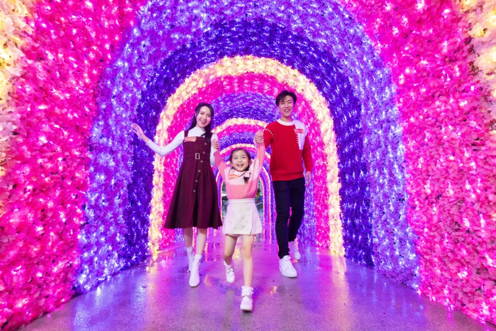 漫天夢幻花之隧道。