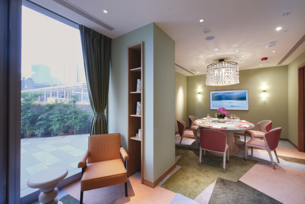 四個私人包廂裝潢雅緻