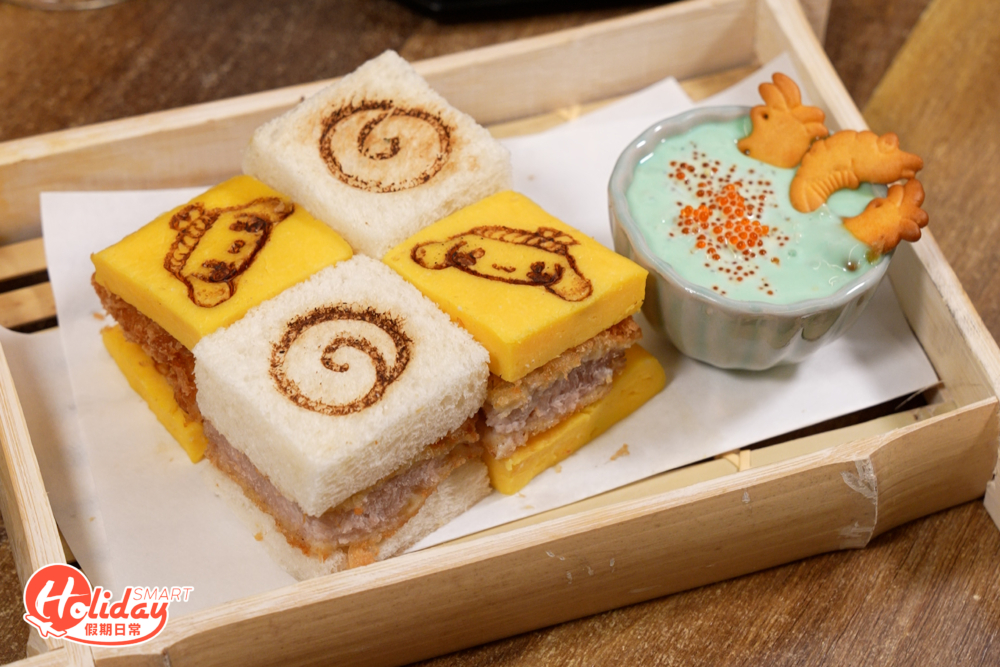 玉子吉列豬扒三文治 $168。