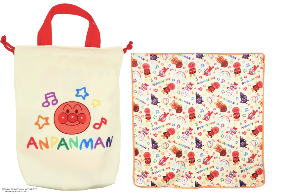 麵包超人毛毯連索袋