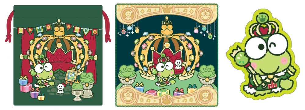 有機會夾走KEROKEROKEROPPI的精美索繩袋、毛巾及文件夾