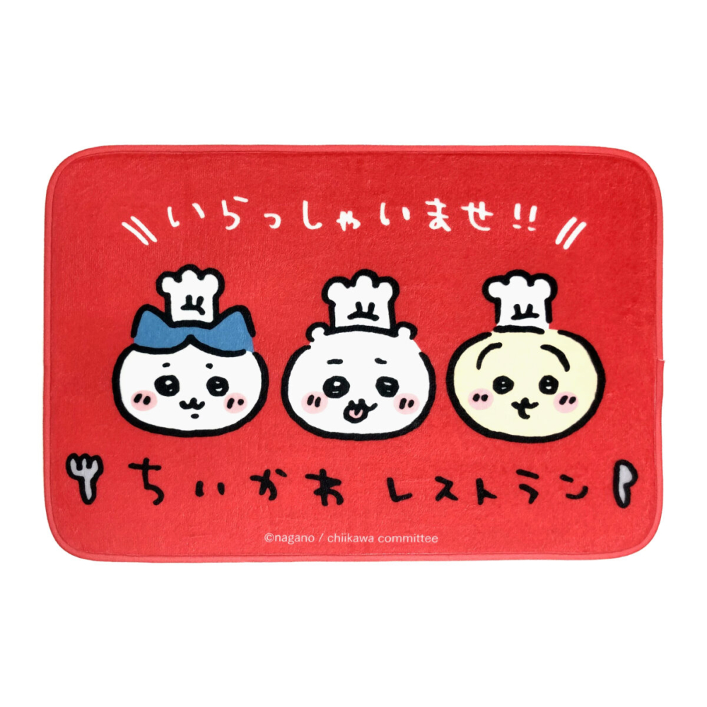 Chiikawa、小八貓及兔兔圖案的地墊～