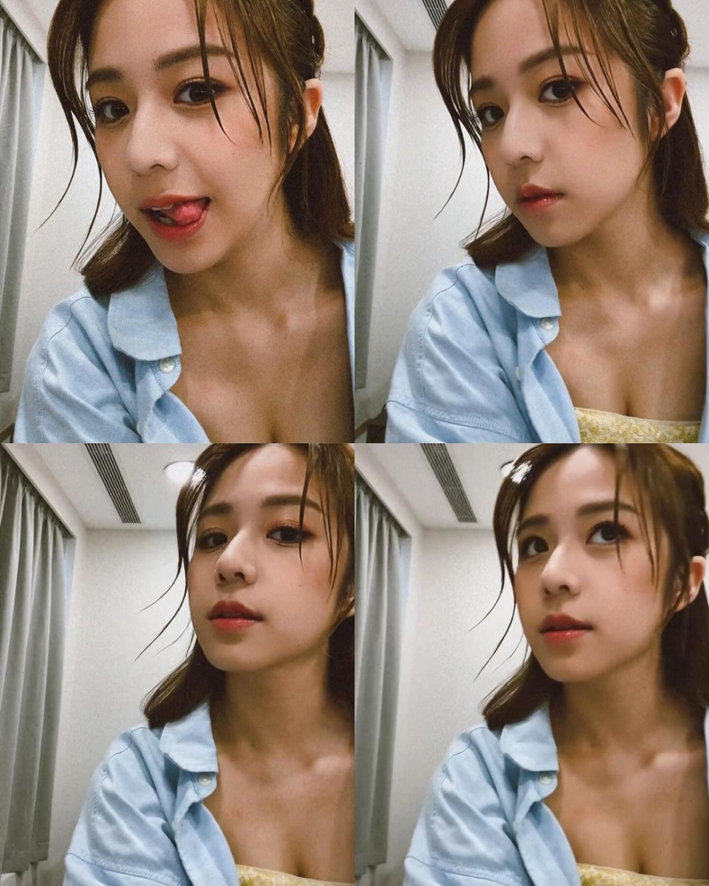 莊子璇曾坦言是全靠化妝以及P圖