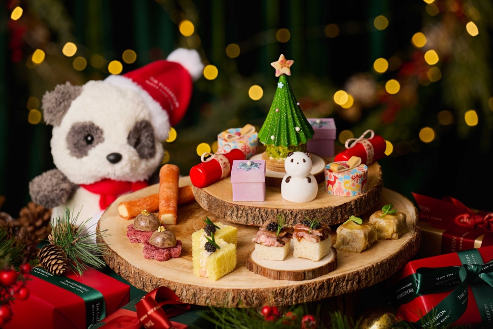 香港富麗敦海洋公園酒店：冬日節慶歡樂下午茶。