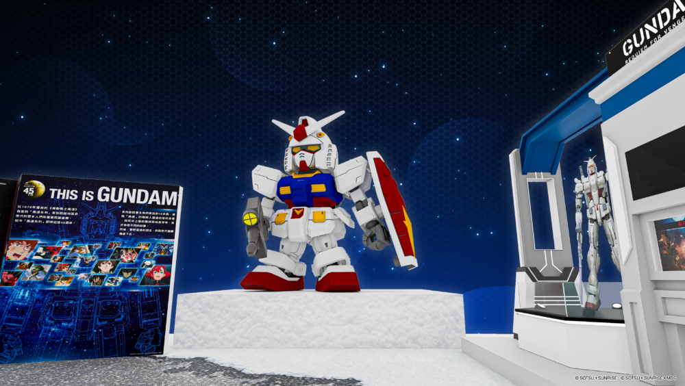 還能首次見到4米高的充氣SD RX-78-2高達