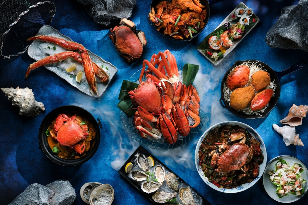 香港喜來登酒店：「蟹樂無窮海鮮盛宴」自助餐。