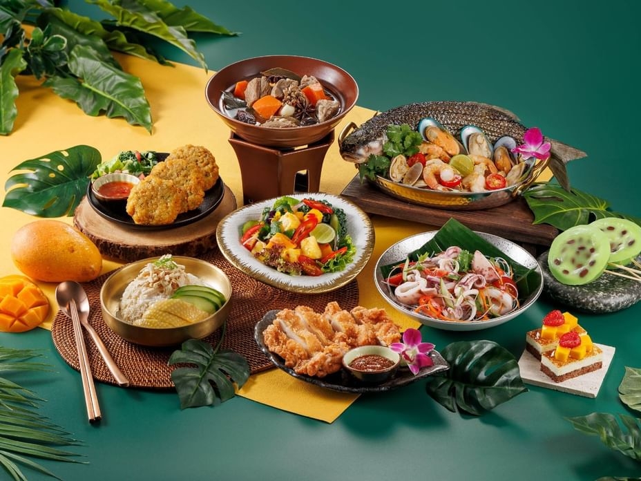 香港百樂酒店：味遊「星馬泰」自助午餐。