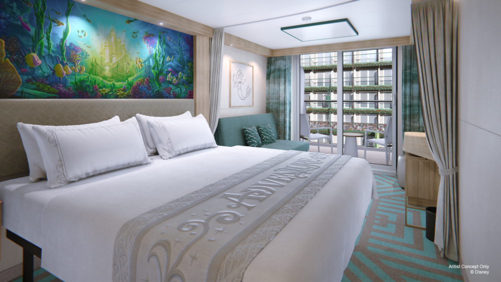Deluxe Garden View Stateroom with Verandah。