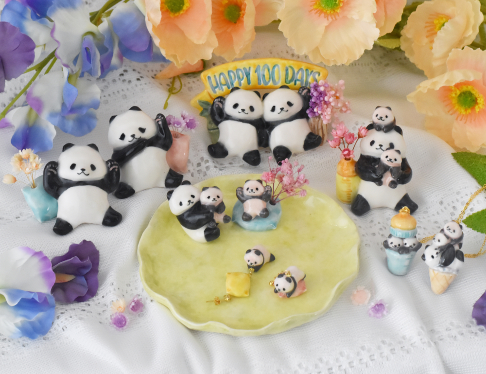 Ocean Park X Studio 7 Days 熊貓寶寶手工製作瓷器系列