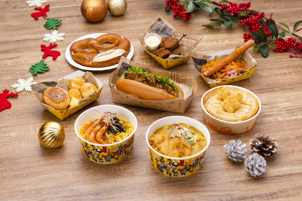 名古屋樂高樂園同步推出集合8個國家特色美食，包括日本、韓國、馬來西亞、丹麥、英國、德國、美國及杜拜。