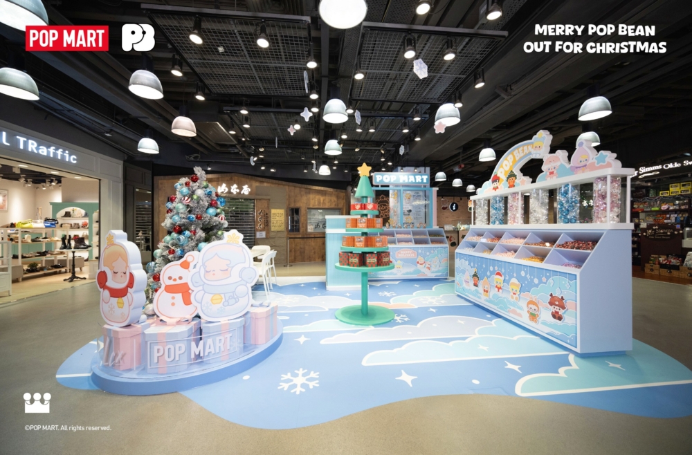 LCX POP MART「泡泡萌粒過聖誕」期間限定店。