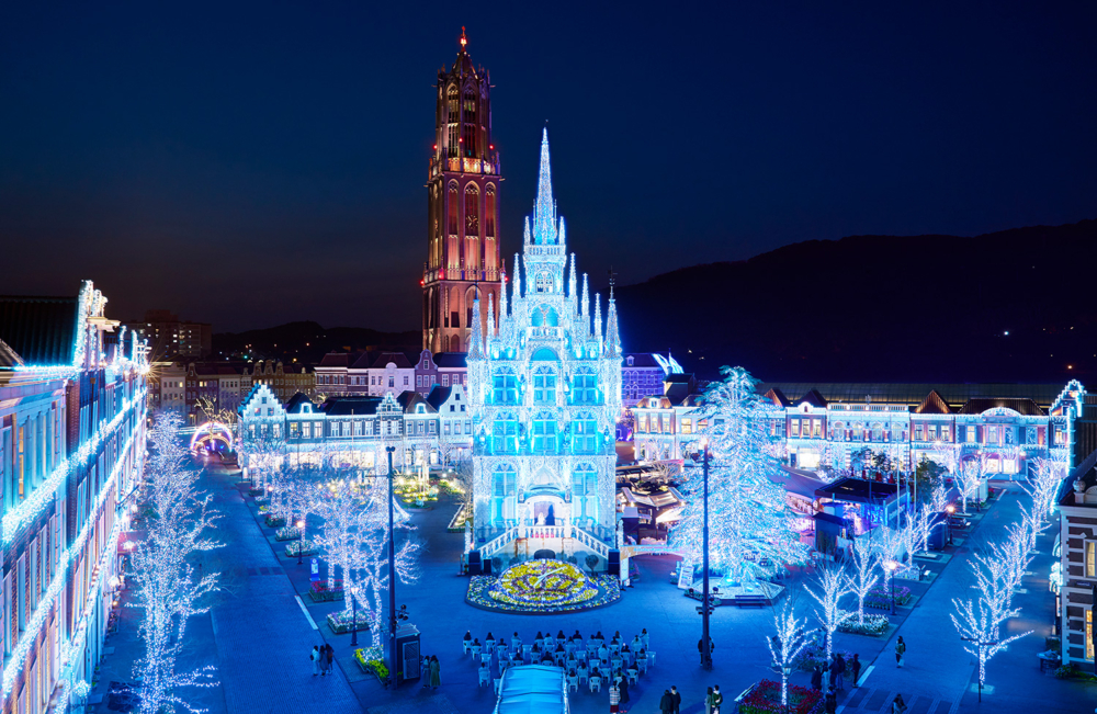 豪斯登堡的燈飾展已經連續10年獲得燈飾大獎綜合娛樂部門第一名～