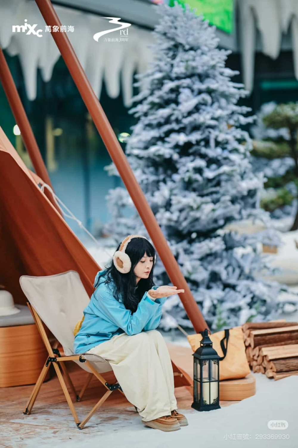 超IGable的雪地帳篷!