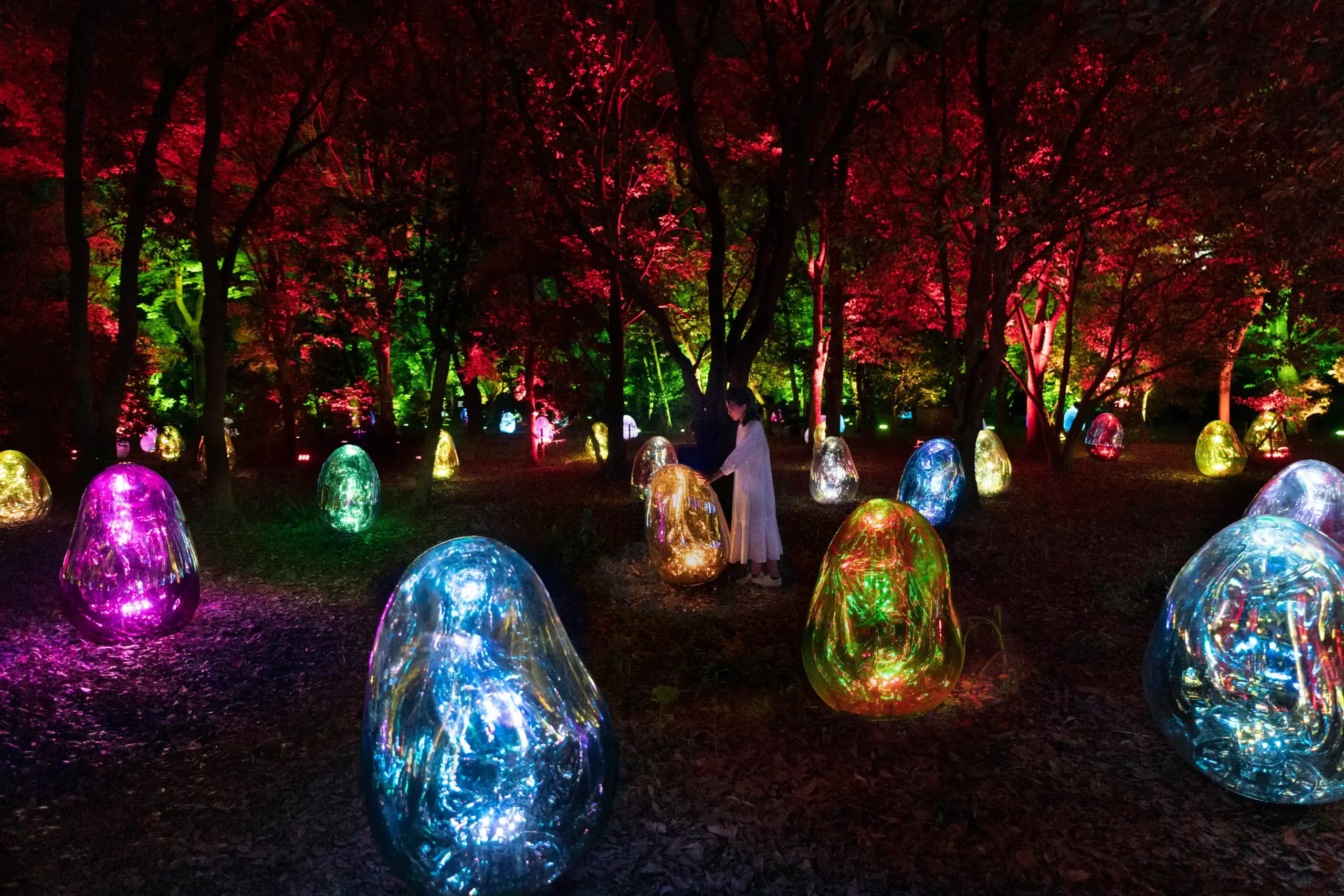TeamLab Botanical Garden。